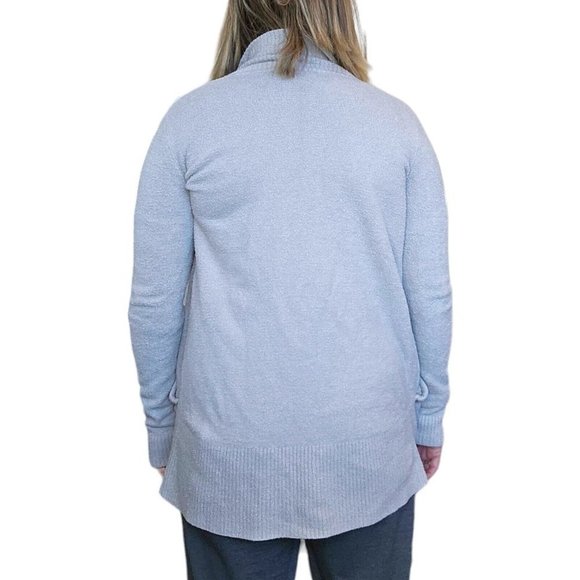 Barefoot Dreams XS/S Bamboo Chic Lite Circle Lounge Cardigan Cream Gray Neutral - Picture 3 of 9